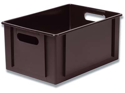 Klodskasse sort 12,5l 34x24x16cm