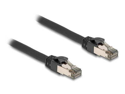 DeLOCK 80245 netværkskabel Sort 15 m Cat6a U/FTP (STP)