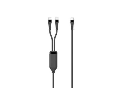 Microconnect MC-2XUSBC-100W USB-kabel USB 2.0 1,55 m USB C Sort