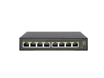 LevelOne GES-2108 netværksswitch Administreret L2 Gigabit Ethernet (10/100/1000) Sort