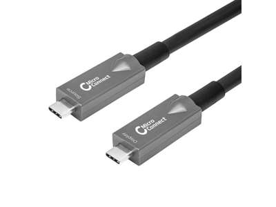 Microconnect USB3.2CC10OP USB-kabel USB 3.2 Gen 2 (3.1 Gen 2) 10 m USB C Sort