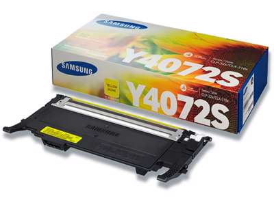 Toner, CLT-Y4072S, Yellow-gul, 1.000 sider, Samsung 4072S