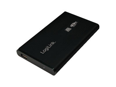 LogiLink UA0106 drevkabinet Sort 2.5" USB-drevet