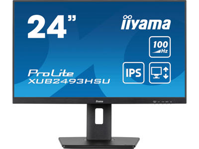 iiyama ProLite computerskærm 60,5 cm (23.8") 1920 x 1080 pixel Fuld HD LED Sort