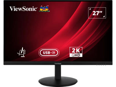 Viewsonic VG Series VG2709-2K-MHDU-2 computerskærm 68,6 cm (27") 2560 x 1440 pixel Quad HD LED Sort