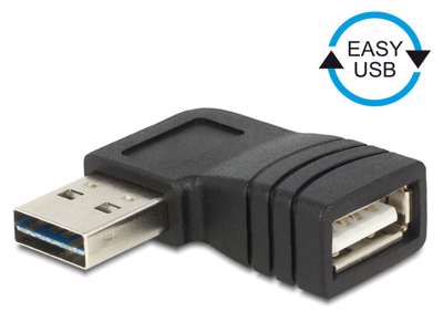 DeLOCK 65522 kabel kønsskifter USB 2.0 A Sort