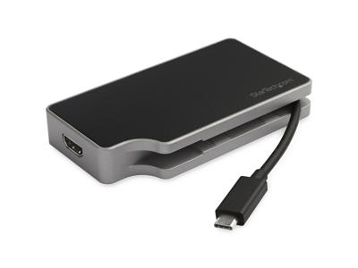 StarTech.com DKT30CHVGPD dockingstation Ledningsført USB 3.2 Gen 1 (3.1 Gen 1) Type-C Sort, Grå