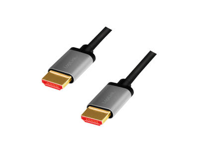 LogiLink CHA0106 HDMI-kabel 3 m HDMI Type A (Standard) Sort, Grå