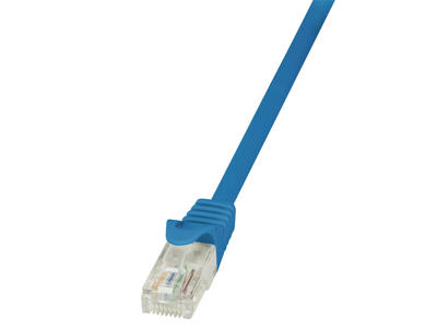 LogiLink 10m Cat.5e U/UTP RJ45 netværkskabel Blå Cat5e U/UTP (UTP)