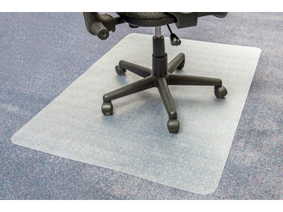 Stoleunderlag, Transparent, Med pigge, 120x150 cm, FloorTex Ecoline 