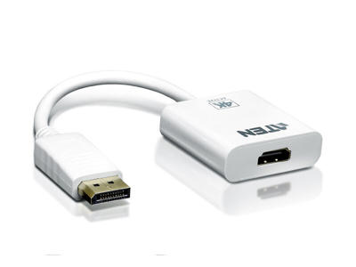 ATEN VC986-AT videokabel adapter DisplayPort HDMI Hvid