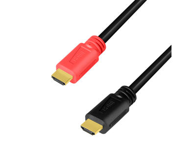 LogiLink CHV0101 HDMI-kabel 15 m HDMI Type A (Standard) Sort, Rød