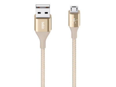 Belkin DuraTek USB-kabel USB 2.0 1,2 m USB A Micro-USB B Guld