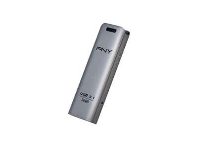 PNY FD32GESTEEL31G-EF USB-nøgle 32 GB 3.2 Gen 1 (3.1 Gen 1) Rustfrit stål