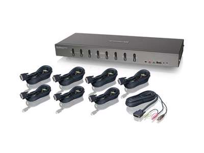 iogear GCS1108KIT1 KVM Switch Grå