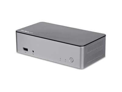 StarTech.com MST30C2HDPPD dockingstation Ledningsført USB 3.2 Gen 1 (3.1 Gen 1) Type-C Sort, Sølv