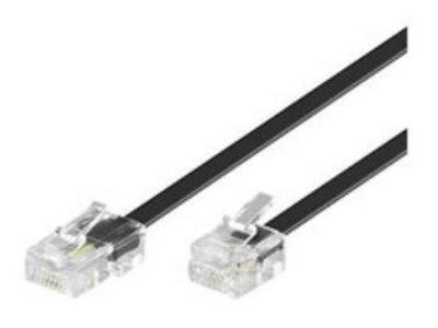 Microconnect MPK456S telefonkabel 6 m Sort