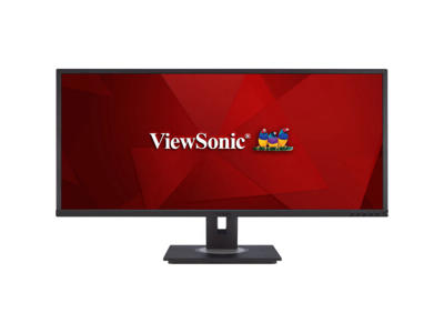 Viewsonic VG Series VG3448 LED display 86,6 cm (34.1") 3440 x 1440 pixel UltraWide Quad HD Sort