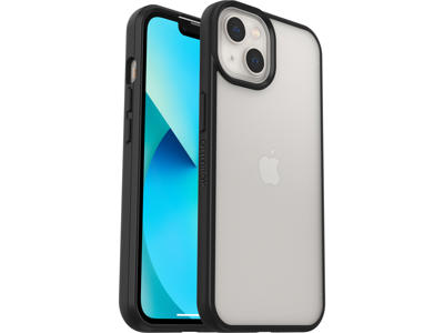 OtterBox React Case for iPhone 13, Shockproof, Drop proof, Ultra-Slim, Protective Thin Case, Tested to Military Standard, Black Crystal, No retail packaging