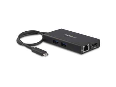 StarTech.com DKT30CHPD dockingstation Ledningsført USB 3.2 Gen 1 (3.1 Gen 1) Type-C Sort