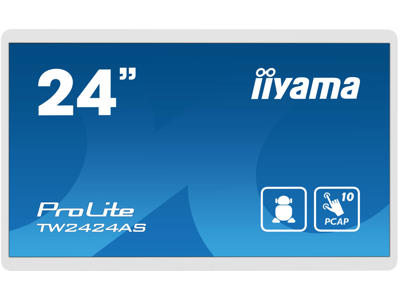 iiyama TW2424AS-W1 skilte display Digital fladpaneldisplay 60,5 cm (23.8") Wi-Fi 250 cd/m² 4K Ultra HD Sort Berøringsskærm Indbygget processer Android 24/7