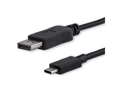 StarTech.com CDP2DPMM1MB videokabel adapter 1 m DisplayPort USB Type-C Sort