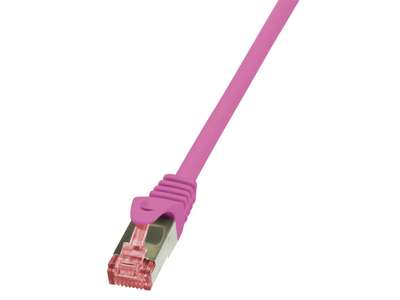 LogiLink Cat6 S/FTP, 10m netværkskabel Lyserød S/FTP (S-STP)