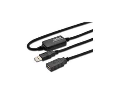 Microconnect USB2.0AAF05A USB-kabel USB 2.0 5 m USB A Sort