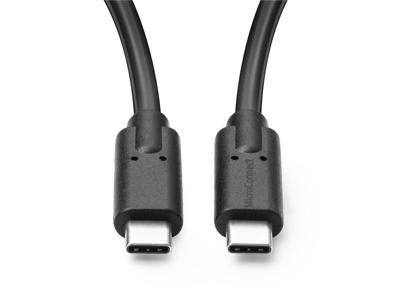 Microconnect USB3.2CC1 USB-kabel USB 3.2 Gen 2 (3.1 Gen 2) 1 m USB C Sort