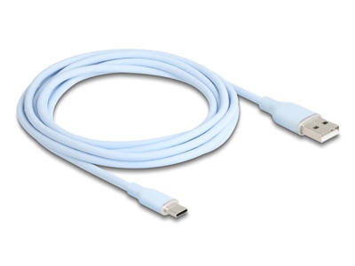 DeLOCK 81223 USB-kabel USB 2.0 2,5 m USB A USB C Blå