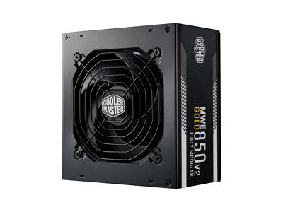 Cooler Master MWE Gold 850 - V2 Full Modular enhed til strømforsyning 850 W 24-pin ATX ATX Sort