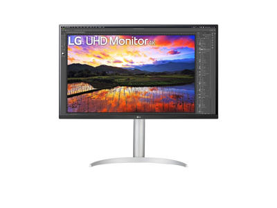 LG 32UP55NP-W computerskærm 80 cm (31.5") 3840 x 2160 pixel 4K Ultra HD Hvid