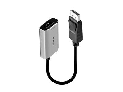 Lindy 41094 videokabel adapter 0,11 m DisplayPort HDMI Grå