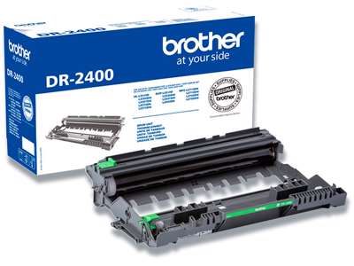 Tromle, DR-2400, Black-sort, 12.000 sider, Brother 