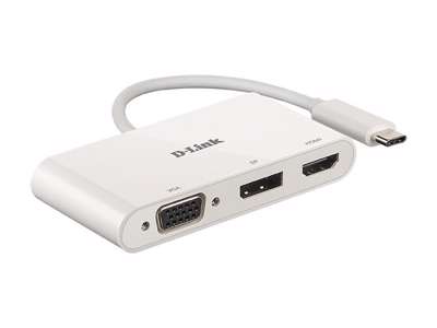 D-Link DUB-V310 dockingstation Ledningsført USB 3.2 Gen 1 (3.1 Gen 1) Type-C Hvid