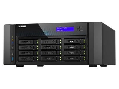 QNAP TS-H1277AFX-R7-32G NAS & lagringsserver Tower AMD Ryzen™ 7 32 GB DDR5 0 TB QuTS hero Sort