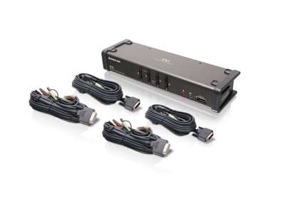 iogear GCS1104 KVM Switch Grå