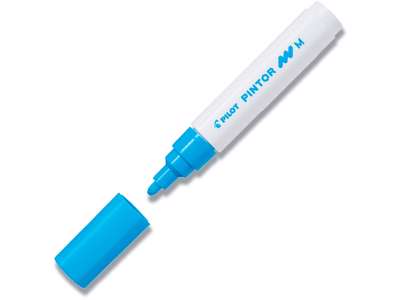 Hobby marker, Lyseblå, 1.4 mm, 1 stk, Pilot Pintor SW-PT-M-LB