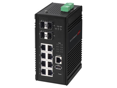 Edimax IGS-5408P netværksswitch Administreret Gigabit Ethernet (10/100/1000) Strøm over Ethernet (PoE) Sort