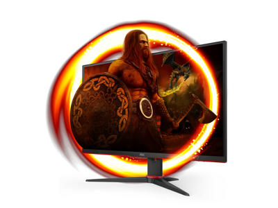 AOC 27G2SAE/BK computerskærm 68,6 cm (27") 1920 x 1080 pixel Fuld HD LED Sort, Rød