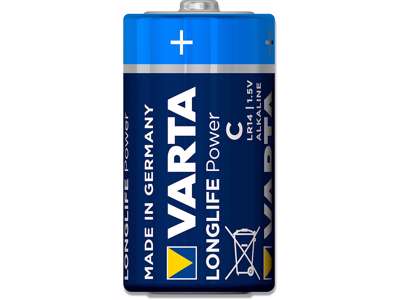 Batteri, C, 1.5 V, 2 stk, Varta Longlife Power