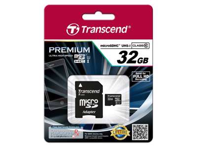 Transcend 32GB microSDHC Class 10 UHS-I MLC Klasse 10