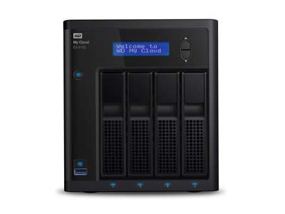 Western Digital My Cloud EX4100 NAS Desktop Marvell Armada 388 2 GB DDR3 8 TB HDD My Cloud OS Sort