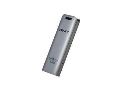 PNY FD64GESTEEL31G-EF USB-nøgle 64 GB 3.2 Gen 1 (3.1 Gen 1) Rustfrit stål