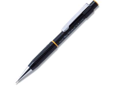 Stiftblyant, 0.5 mm, Pen: Sort, Uden gummigreb, Pilot Shaker H-1010-B