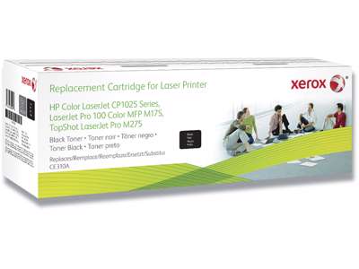 Toner, CE310A/126A, Black-sort, 1.200 sider, Xerox XRC 106R02257