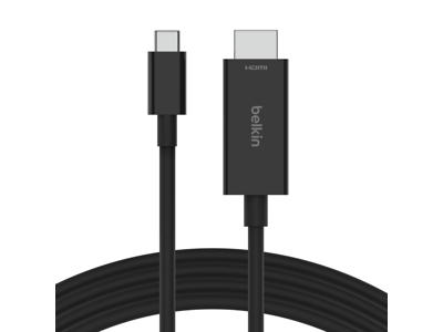 Belkin AVC012bt2MBK 2 m USB Type-C HDMI Sort