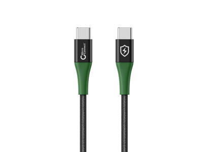 Microconnect MC-SMART USB-C-C-02 USB-kabel USB 2.0 2 m USB C Sort, Grøn