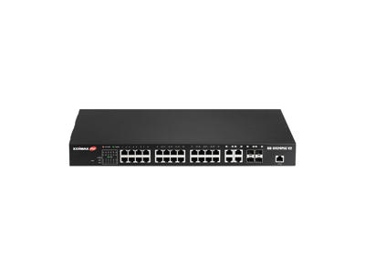 Edimax GS-5424PLC V2 netværksswitch Administreret Gigabit Ethernet (10/100/1000) Strøm over Ethernet (PoE) 1U Sort