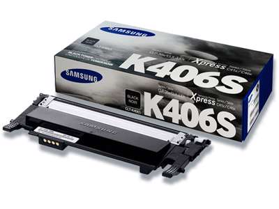 Toner, CLT-K406S, Black-sort, 1.500 sider, Samsung 406S